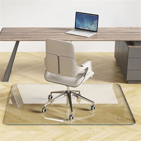 Amazon.com : Glass Chair Mats for Carpeted or Hard Floors 1/4 inch ...
