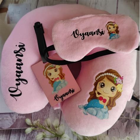 Shop now a personalized neck pillow travel set and journey in both ...