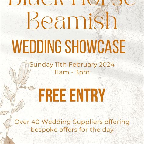Black Horse Beamish Wedding Showcase, The Black Horse Beamish ...