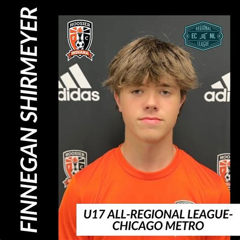 Hoosier FC | Congratulations to Finnegan Shirmeyer on being named as a ...