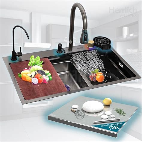Hindware Italian Collection Single Bowl Hand-made Kitchen Sink with ...
