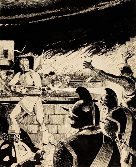 "Tonight the Stars Revolt" illustration (1952) by Herman Vestal : r/ImaginaryBattlefields