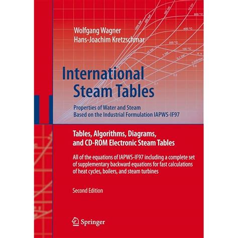 Buy International Steam Tables - Properties of Water and Steam based on ...