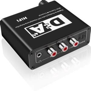 Tobo HIFI DAC Amp Digital To Analog Audio Converter Decoder 3.5mm AUX ...