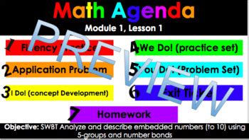 Eureka Math First Grade Module 1 Lesson 7 的图像结果