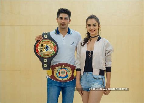 Vijender Singh shoot with Miss India 2017 winners