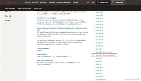 Java JDK 1.8 Download 的图像结果