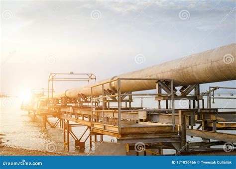 Laying Natural Gas Pipelines Stock Photo - Image of commercial ...