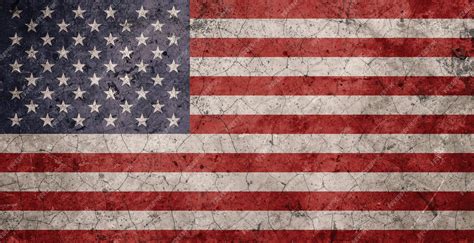 Old Looking American Flag