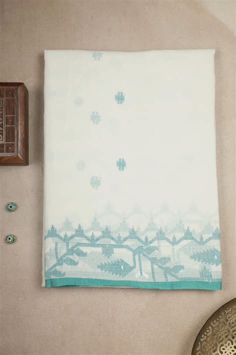 Buy Bengal & Handspun Handwoven Jamdani Saree online from Matkatus