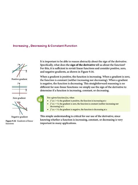 Image result for Increasing Decreasing & Constant Extremas
