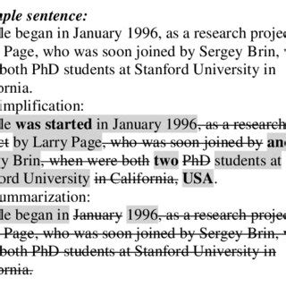 Text Simplification 的图像结果