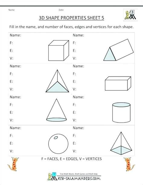 Image result for Geometry Edges Worksheets
