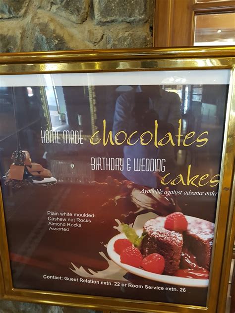 Menu at Silver Oak Restaurant, Kodaikanal