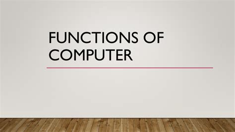 Image result for 4 Main Functions of a Computer