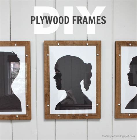DIY Plywood Frame with Glass - Pretty Handy Girl
