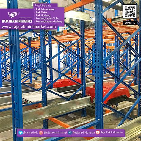 SHUTTLE CARRIER RACKING SYSTEM | Rak Gudang Heavy Duty Warehouse Rack ...