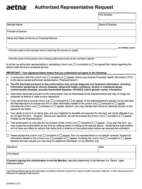 2015-2026 Form Aetna GR-68910 Fill Online, Printable, Fillable, Blank ...