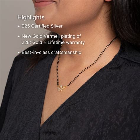 22kt Gold Vermeil Balance Mangalsutra – Trisu