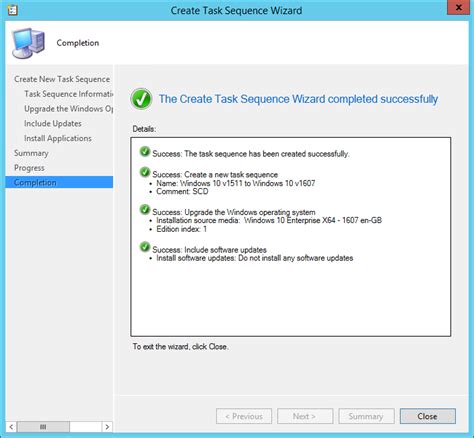 Image result for SCCM Task Sequence Windows Version