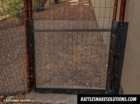 How To Make A Snake Proof Fence at Chloe Snider blog