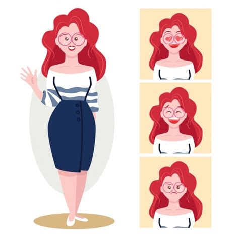 Coloured woman avatars | Free Vector