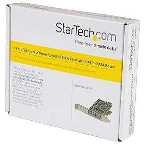 Amazon.in: Buy StarTech.com 7 Port PCI Express USB 3.0 Card - Standard ...