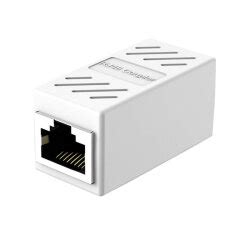 RJ45 Female-to-Female Interconnect Connector - White