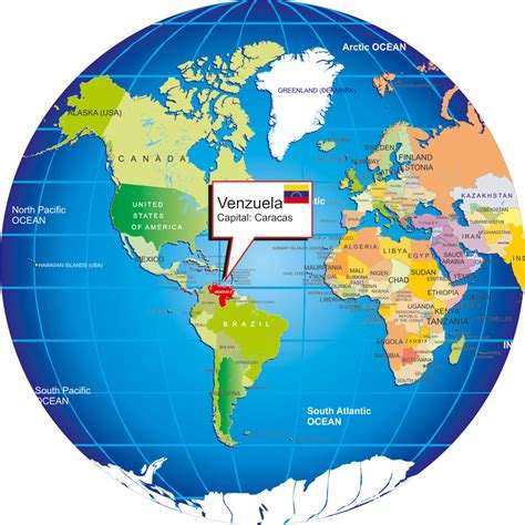 World Map Venezuela - Wayne Baisey