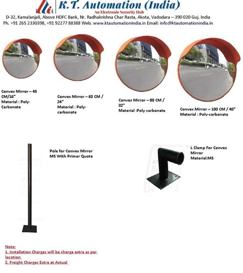 Convex Mirror 45cm 16 Inch Supplier, Distributor, Trader, Service In ...