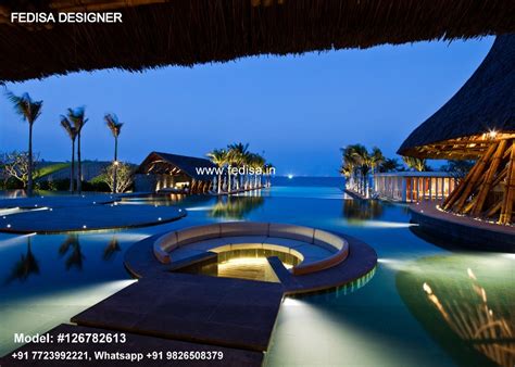 Wooden Partition Design For Home Mediterranean Villa Design ...