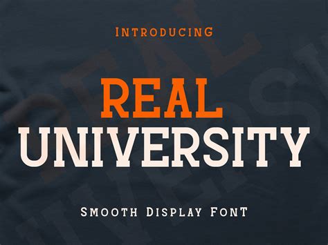 Real University Font by MistyDesigns · Creative Fabrica