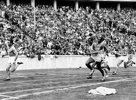 Jesse Owens Wore German Shoes at the 1936 Summer Olympics in Berlin ...
