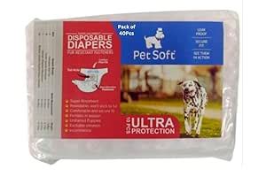 Buy BohoBark Dog Diapers Female - Disposable Puppy Diapers, Cat Diapers ...