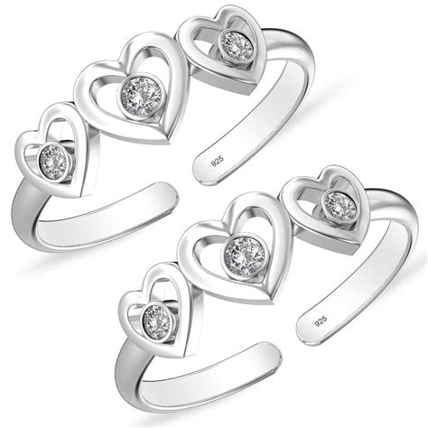 Shop Silver Toe Rings with Stylish & Elegant Designs | TrueSilver
