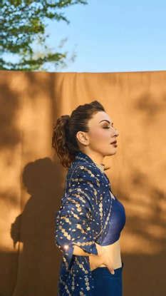 Hansika Motwani’s Unstoppable Love for Chic Blue Outfits