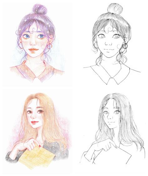 Portrait Coloring Tutorial 的图像结果