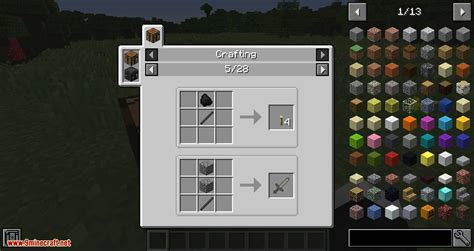 Image result for Minecraft Tools Any with a Crafting Table Mod