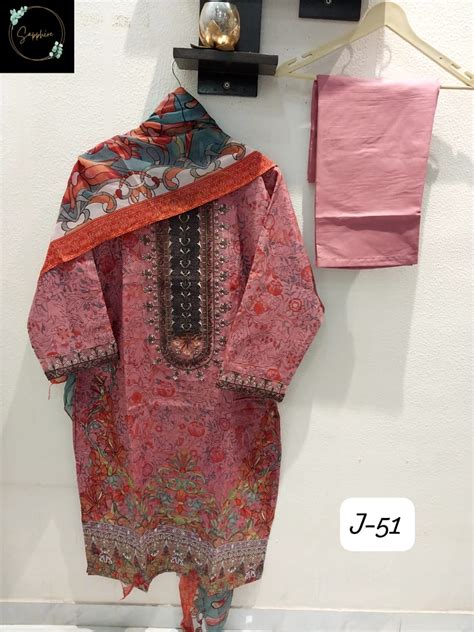 Vol 51 Peach Sapphire Pakistani Readymade Suits – Heriska