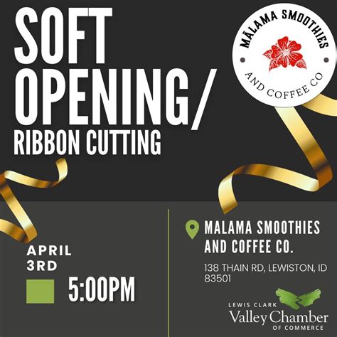 Malama Smoothies and Coffee Co soft opening & ribbon cutting with LCV ...