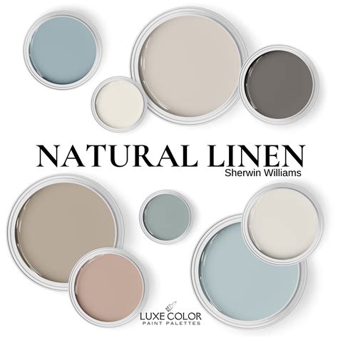 Sherwin Williams Natural Linen Coordinating Colors ~ Accent Color ...