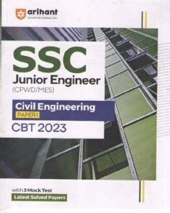Arihant Ssc Junior Engineer (Cpwd/mes) Civil Engineering Paper-1 Cbt ...