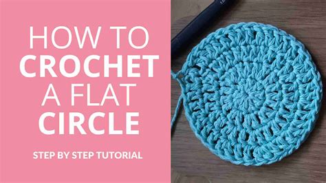 Image result for Crochet Flat Circle Pattern Tutorial