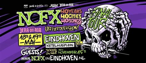 NOFX-FINAL TOUR HITS EINDHOVEN, Ketelhuisplein, Eindhoven, May 18 to ...