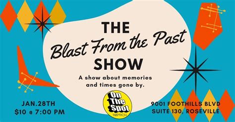 On The Spot Improv: The Blast From the Past Show, Take Note Troupe ...