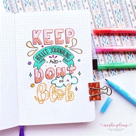 Image result for Bullet Journal Lettering