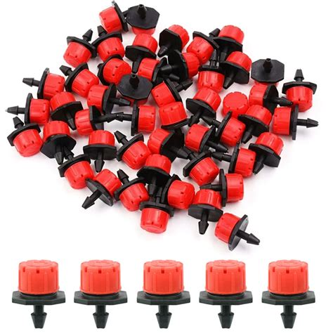 200pcs 1 4" Dripper Irrigation. Adjustable Irrigation Drippers Drip 格安