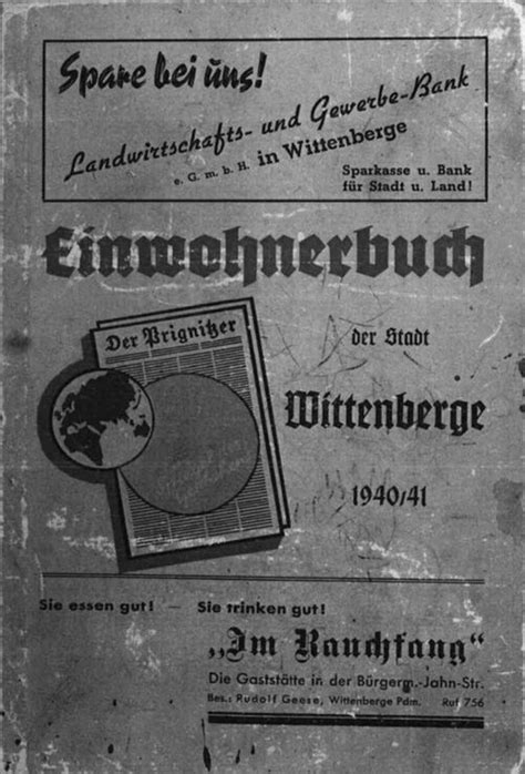 Wittenberge/Adressbuch 1940-41 – GenWiki