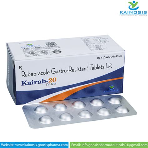 KAIRAB-20 Tablets Gnosis Pharmaceuticals Pvt. Ltd.
