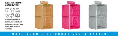 PrettyKrafts 5 Tiers Clothes Hanging Organizer/Wall Mount Storage with ...